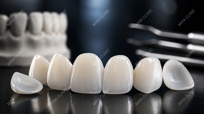 High-quality ceramic veneers